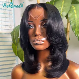 BeQueen “Elisabeth” Perruque Bob Lisse avec Lace Closure