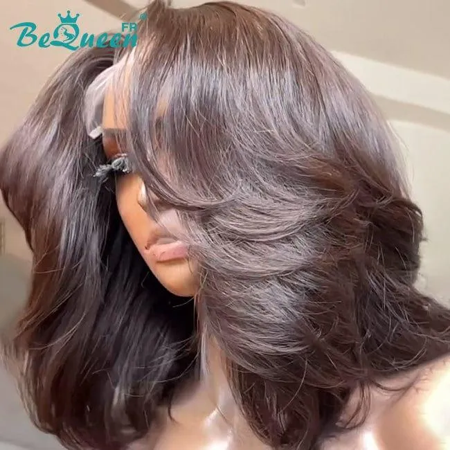 BeQueen “Lidiya” Perruque Longue Lisse avec Lace Closure 5X5