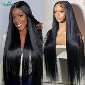 BeQueen "Mina" Perruque Longue Lisse avec Lace Closure