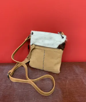 BGRLC-L101TN Crossbody - Tan Leather/Hair