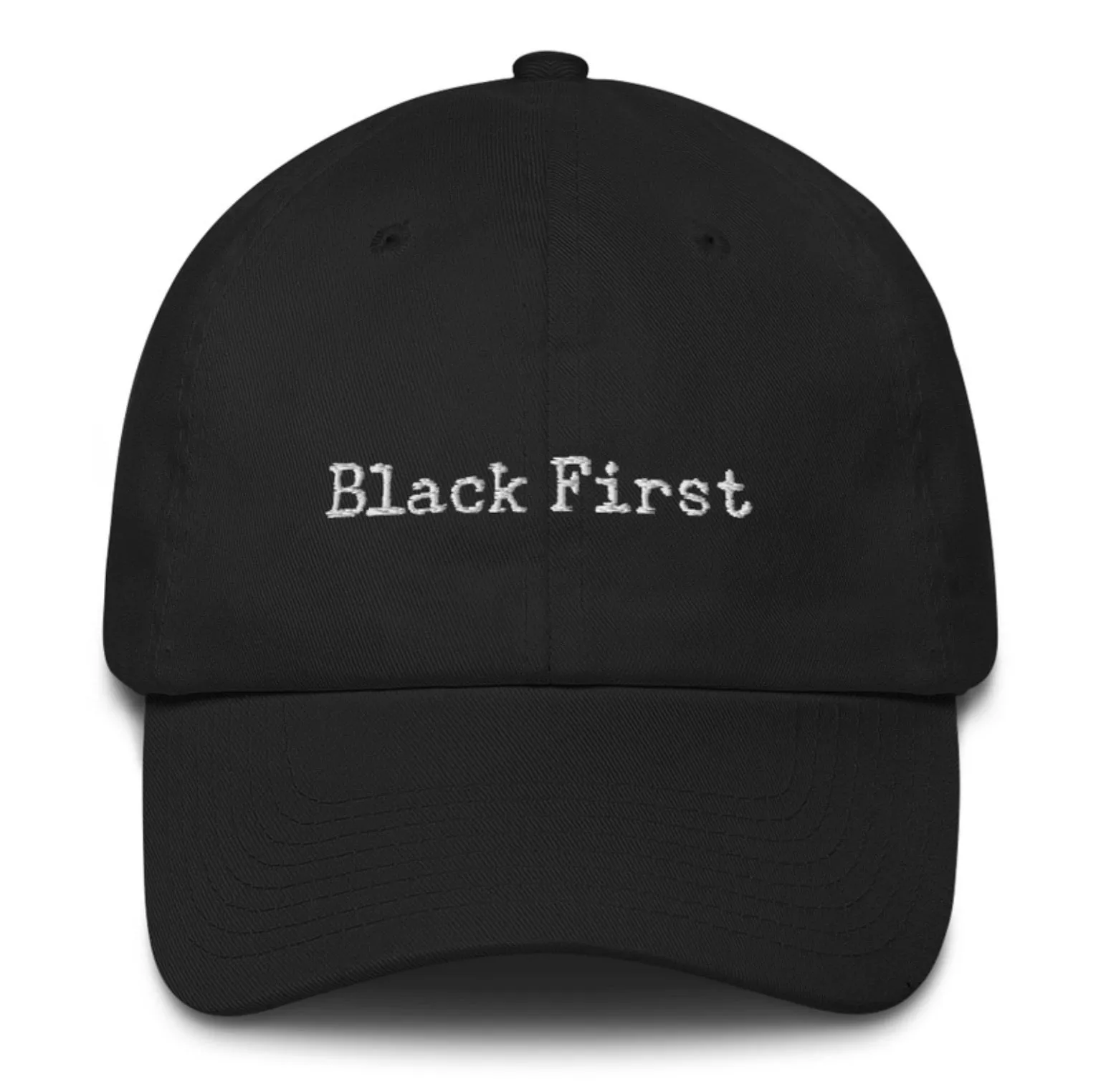 Black First Dad Hat