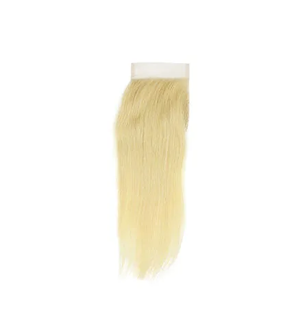 Blonde Indian Straight Closure
