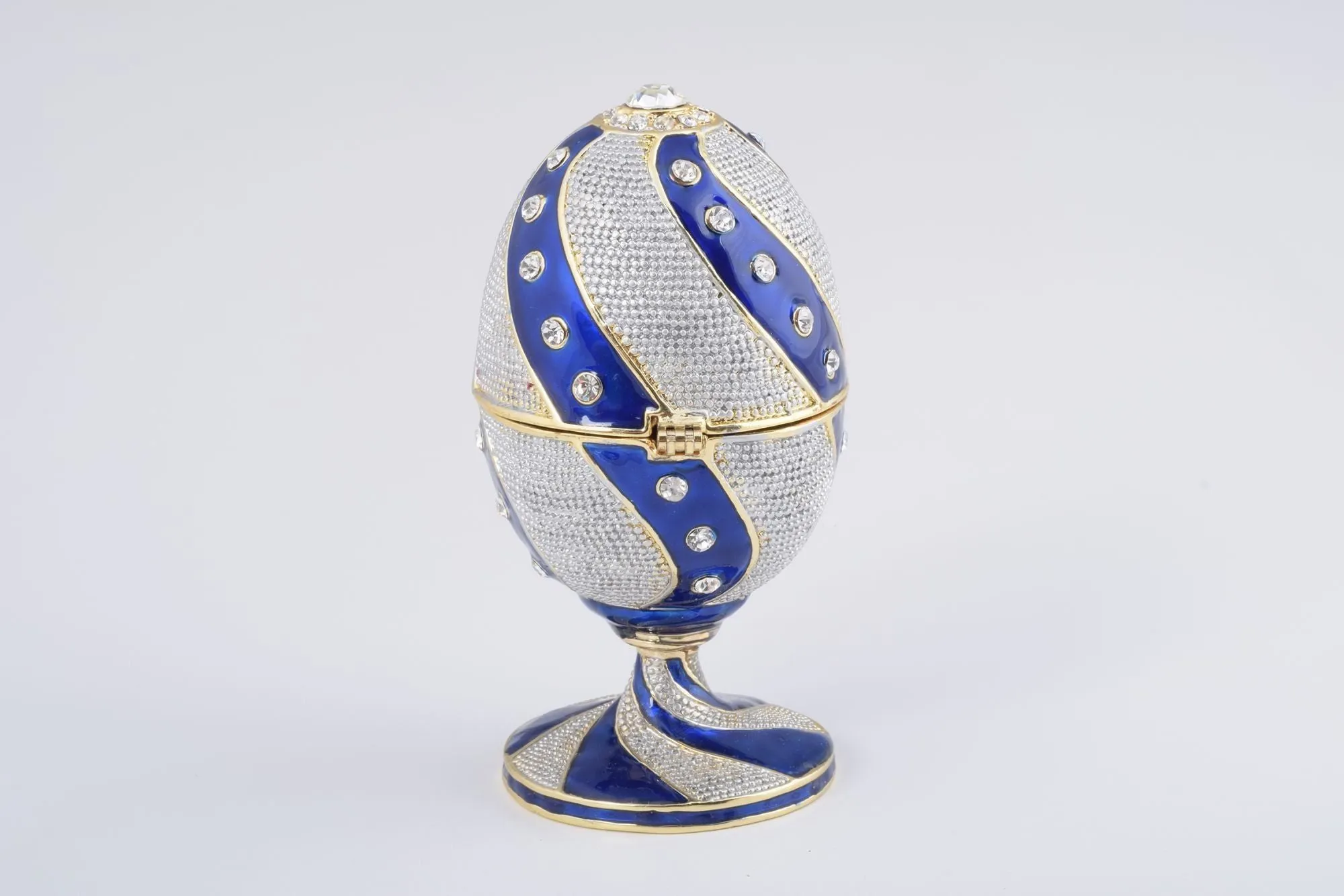 Blue & White Faberge Egg