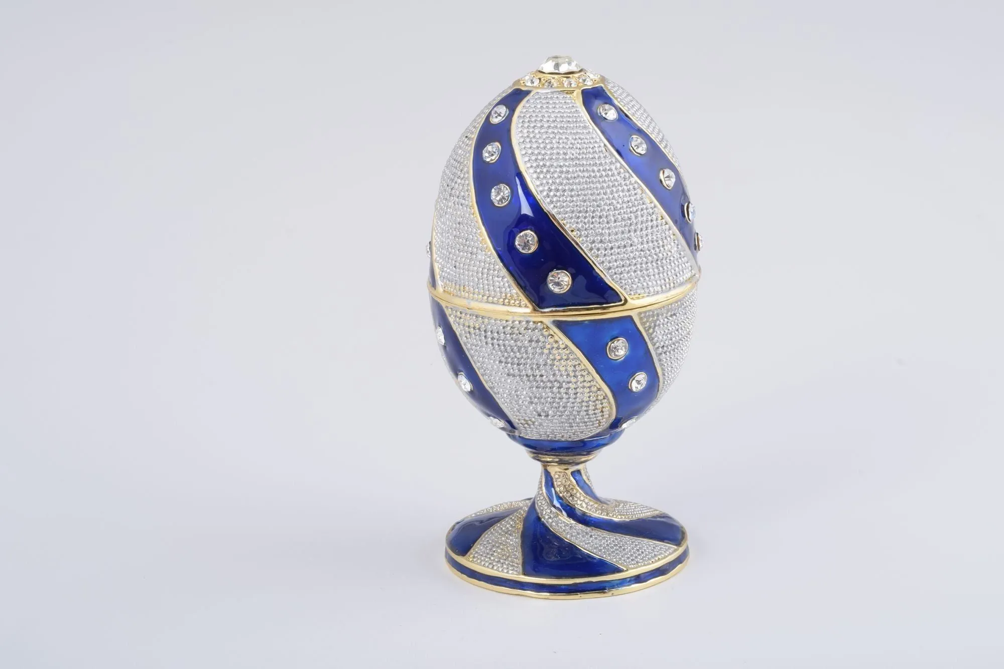Blue & White Faberge Egg