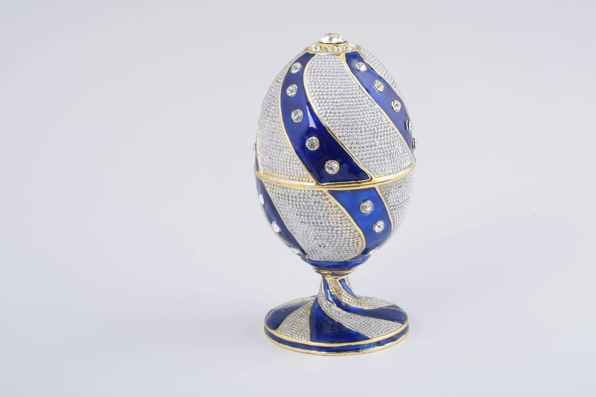Blue & White Faberge Egg