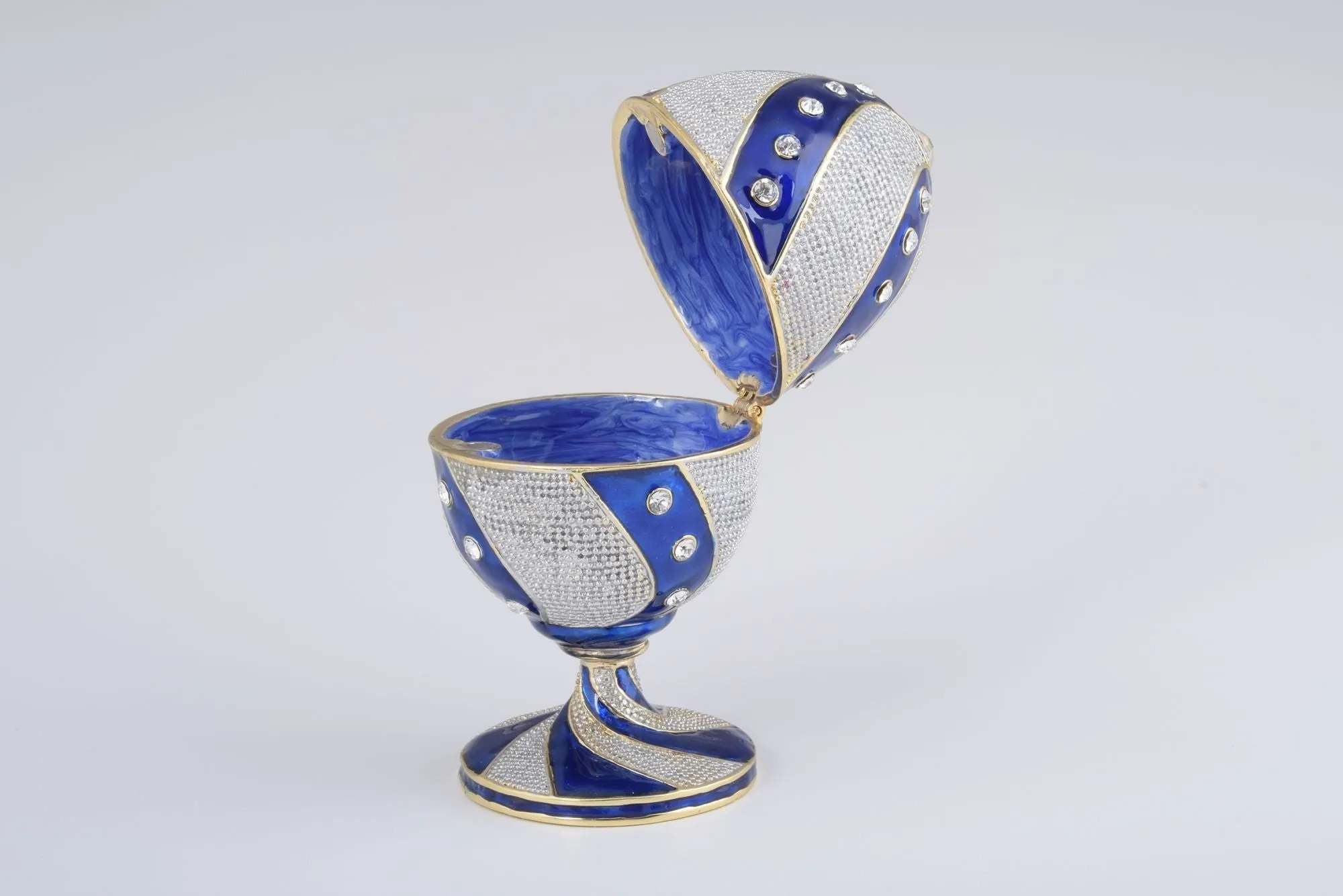 Blue & White Faberge Egg