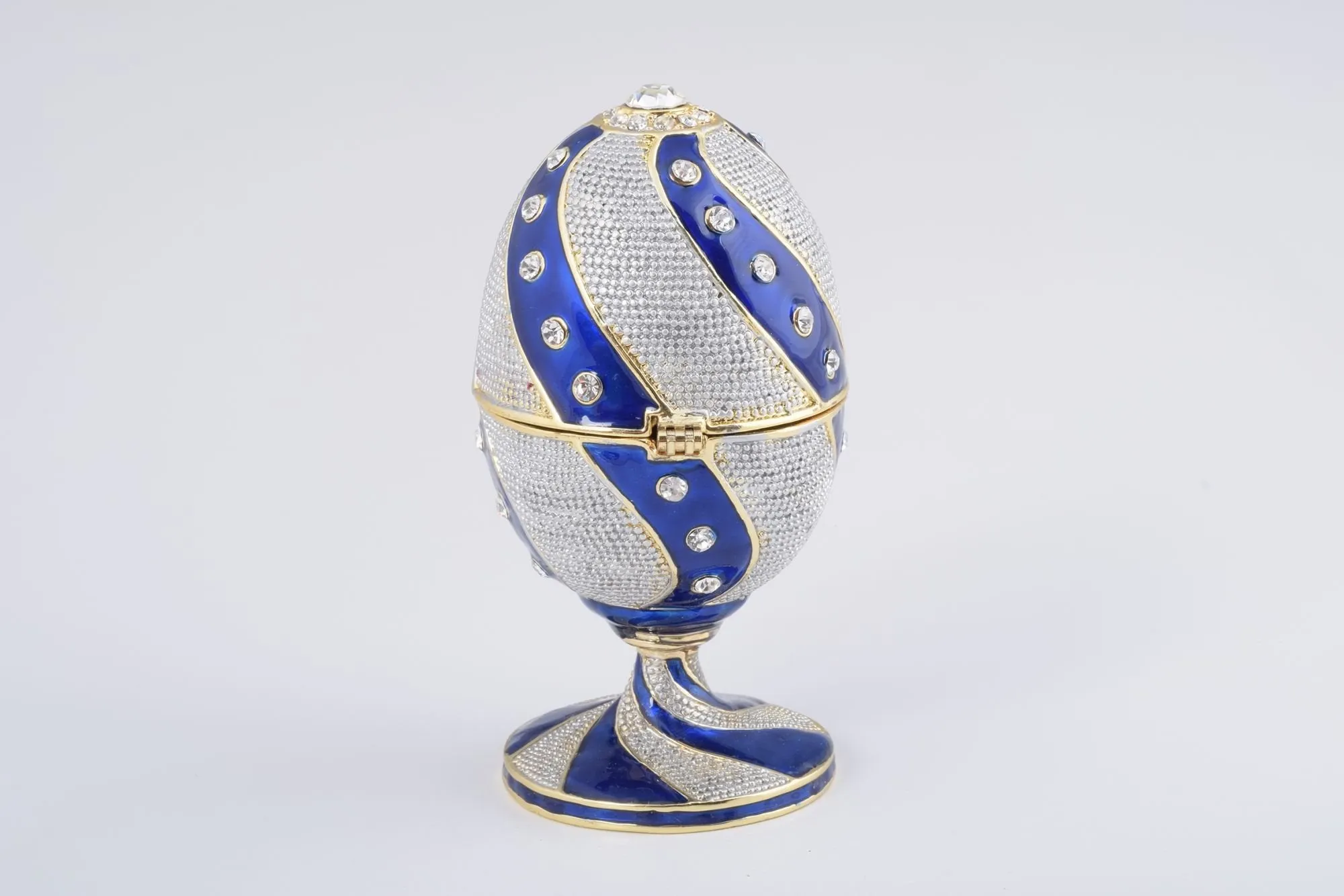 Blue & White Faberge Egg