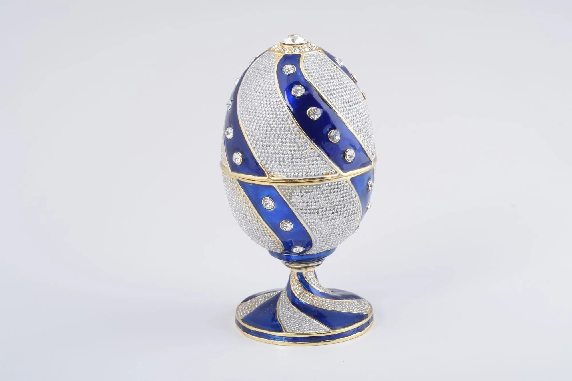 Blue & White Faberge Egg