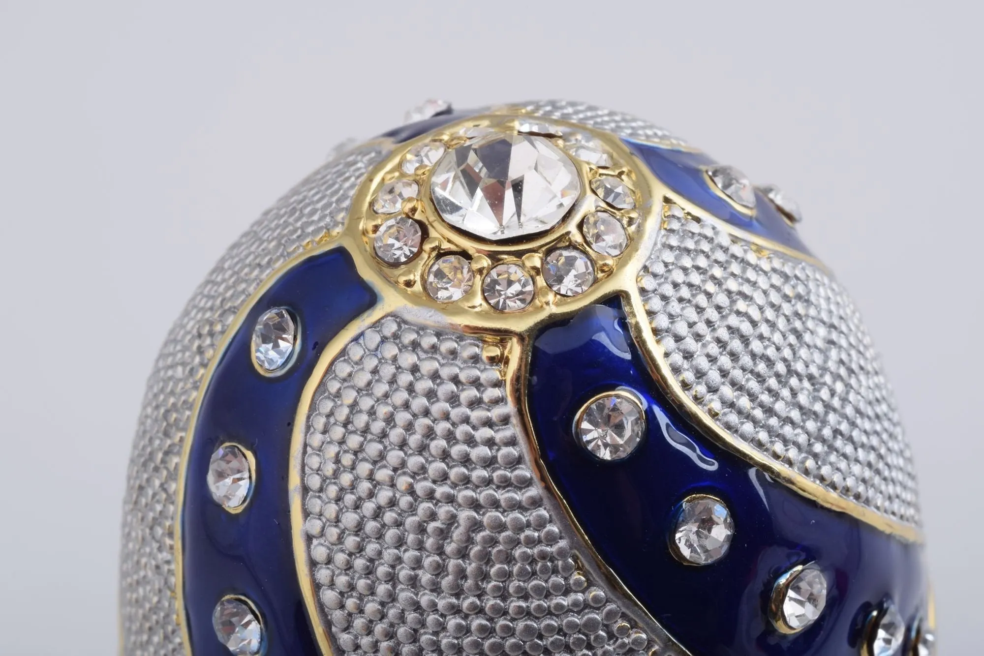 Blue & White Faberge Egg