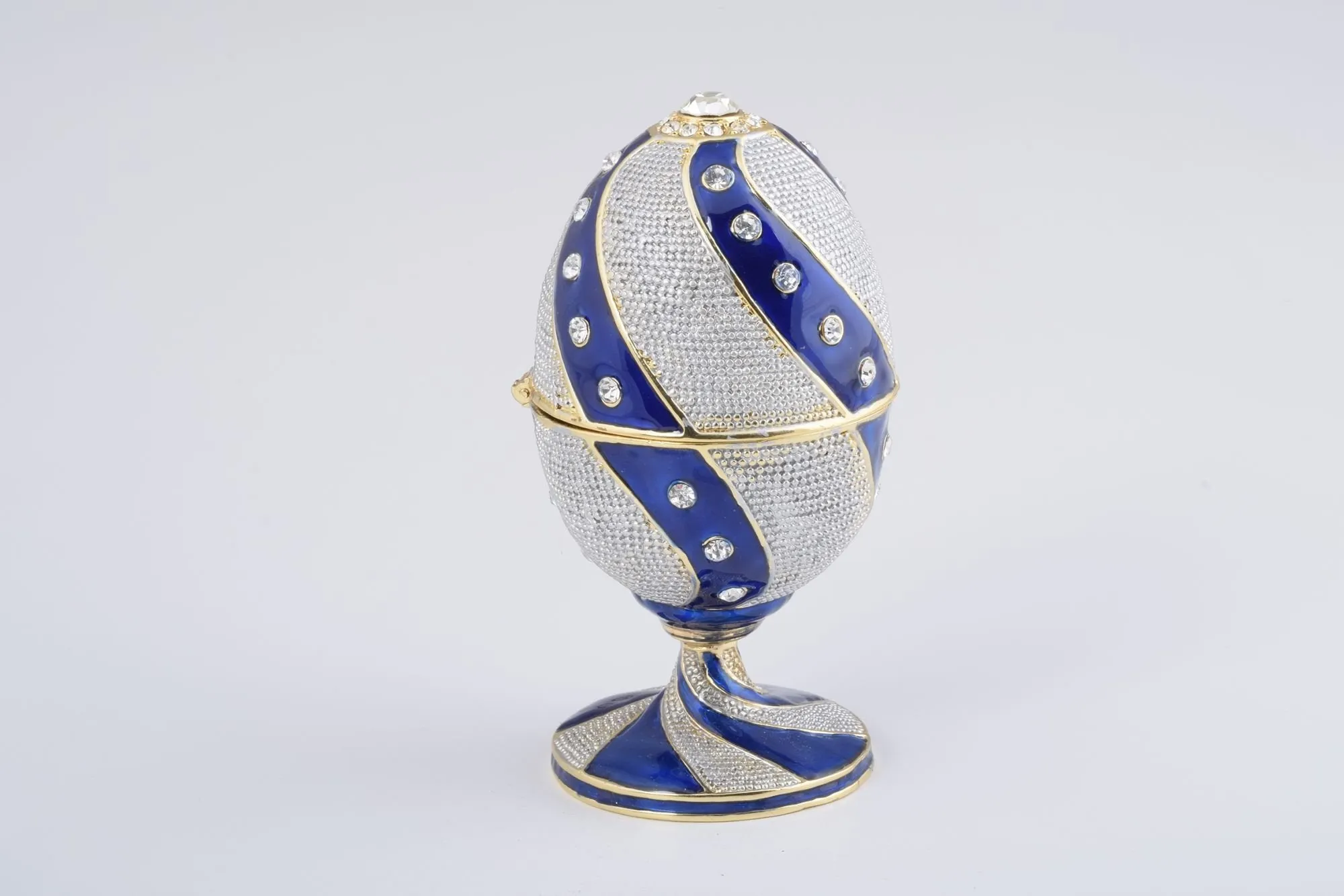 Blue & White Faberge Egg
