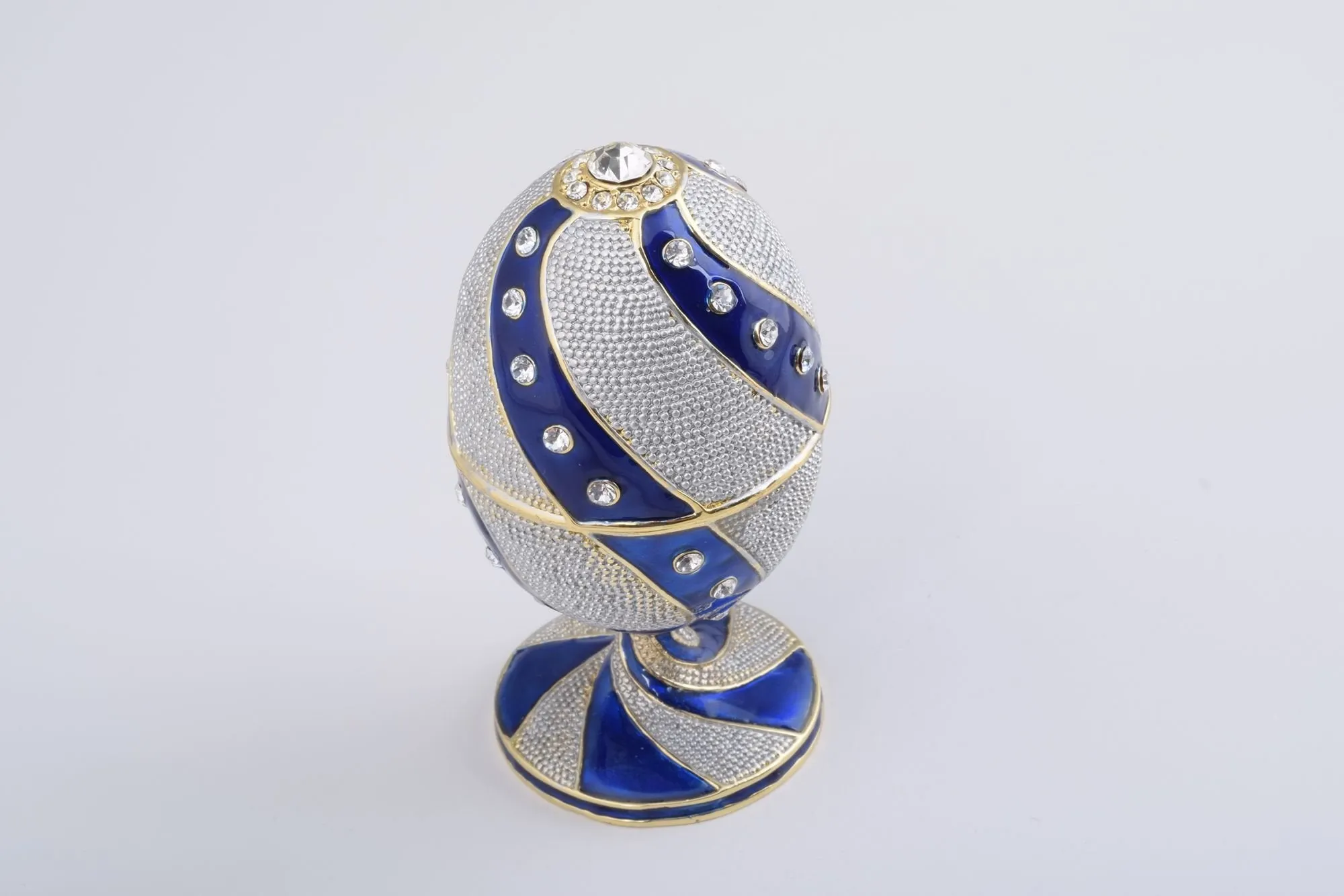 Blue & White Faberge Egg