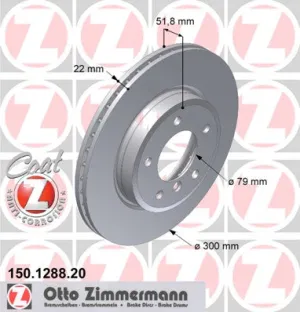 BMW Brake Disc Front Ventilated E46 Z3 Z4 34111164539 34116864058