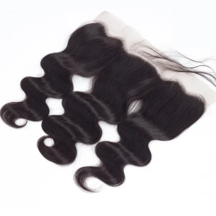 Body Wave Human Hair Closure 13*6 HD Lace Frontal Natural Color MYLOCKME