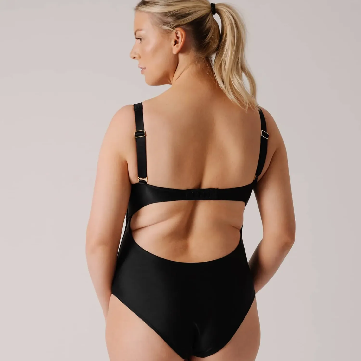 BounceDown Classic Black One Piece
