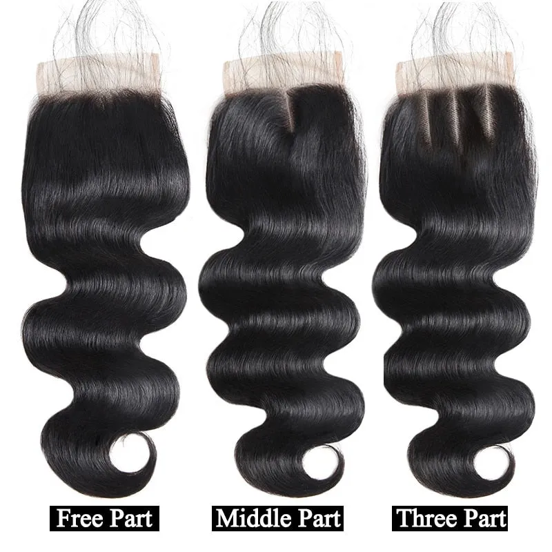 Brazilian Body Wave Lace Closure 4"x4"