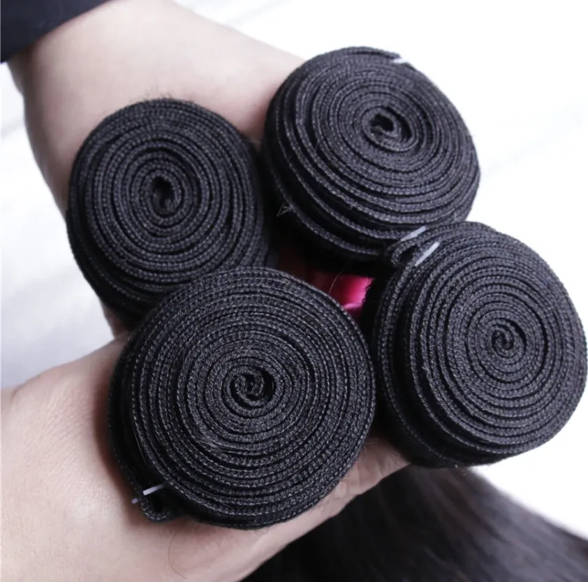 Brazilian Straight Bundles With 13×4 Lace Frontal 10A Grade 100% Human Remy Hair MYLOCKME