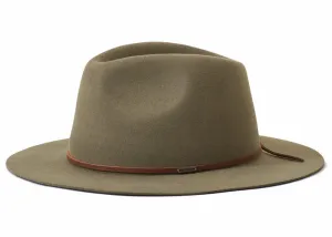Brixton Wesley Fedora Hat Military Olive