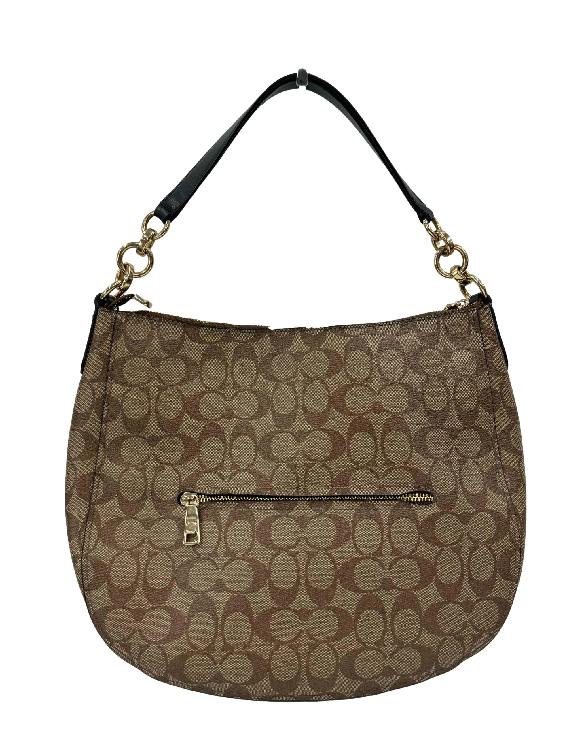 Brown Elle Hobo Shoulder Bag