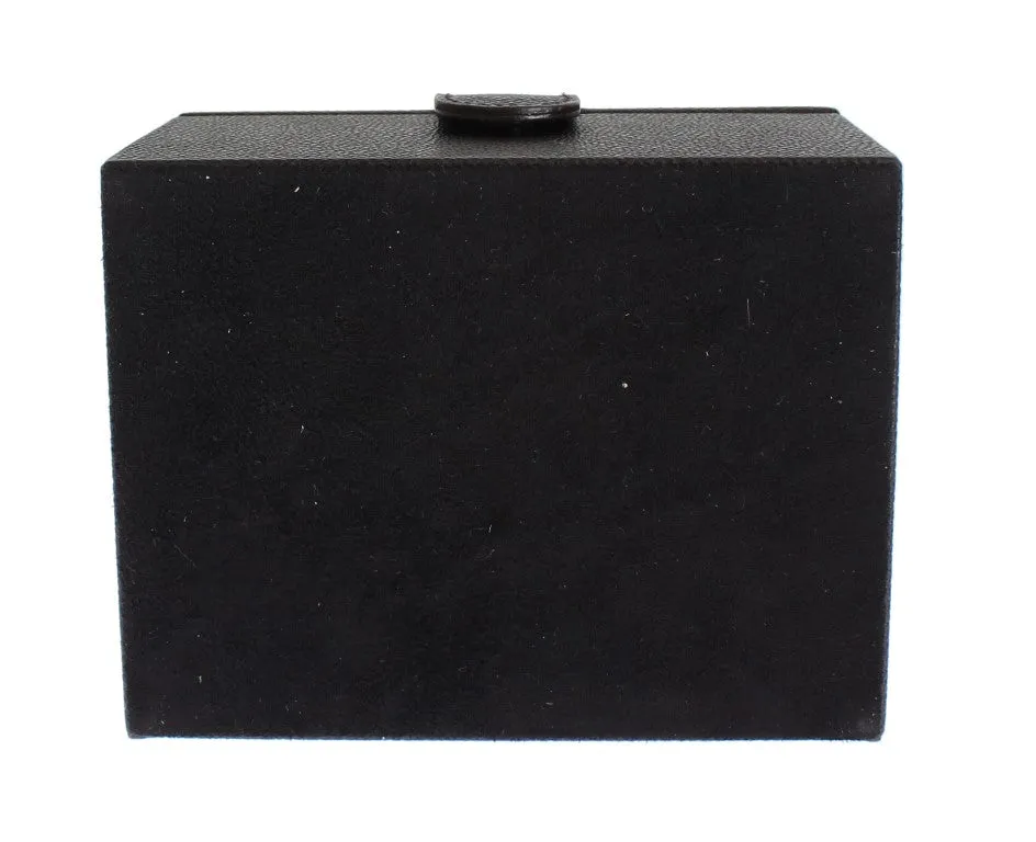 Brown Leather Unisex Two Watch Case Cover Box Storage