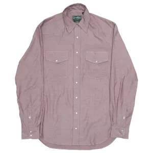 Brushed Twill Western in Brick
