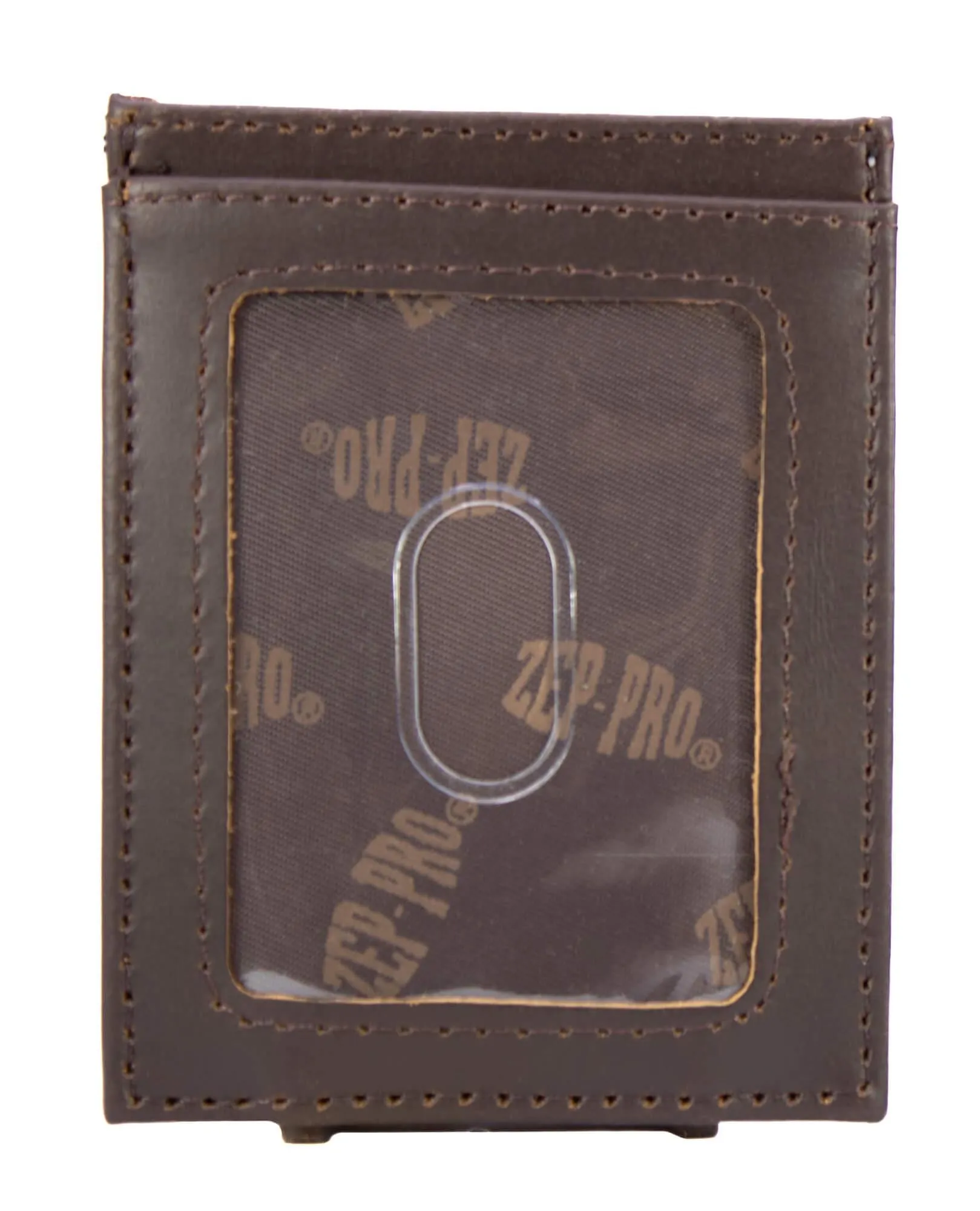 Buck Men's Magnetic Front Pocket Old School Camo Leather Wallet.