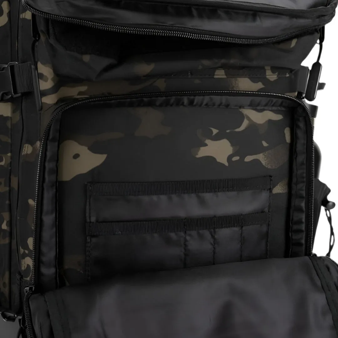 Built for Athletes - Hero 2.0 Backpack - 45L - Black Camo