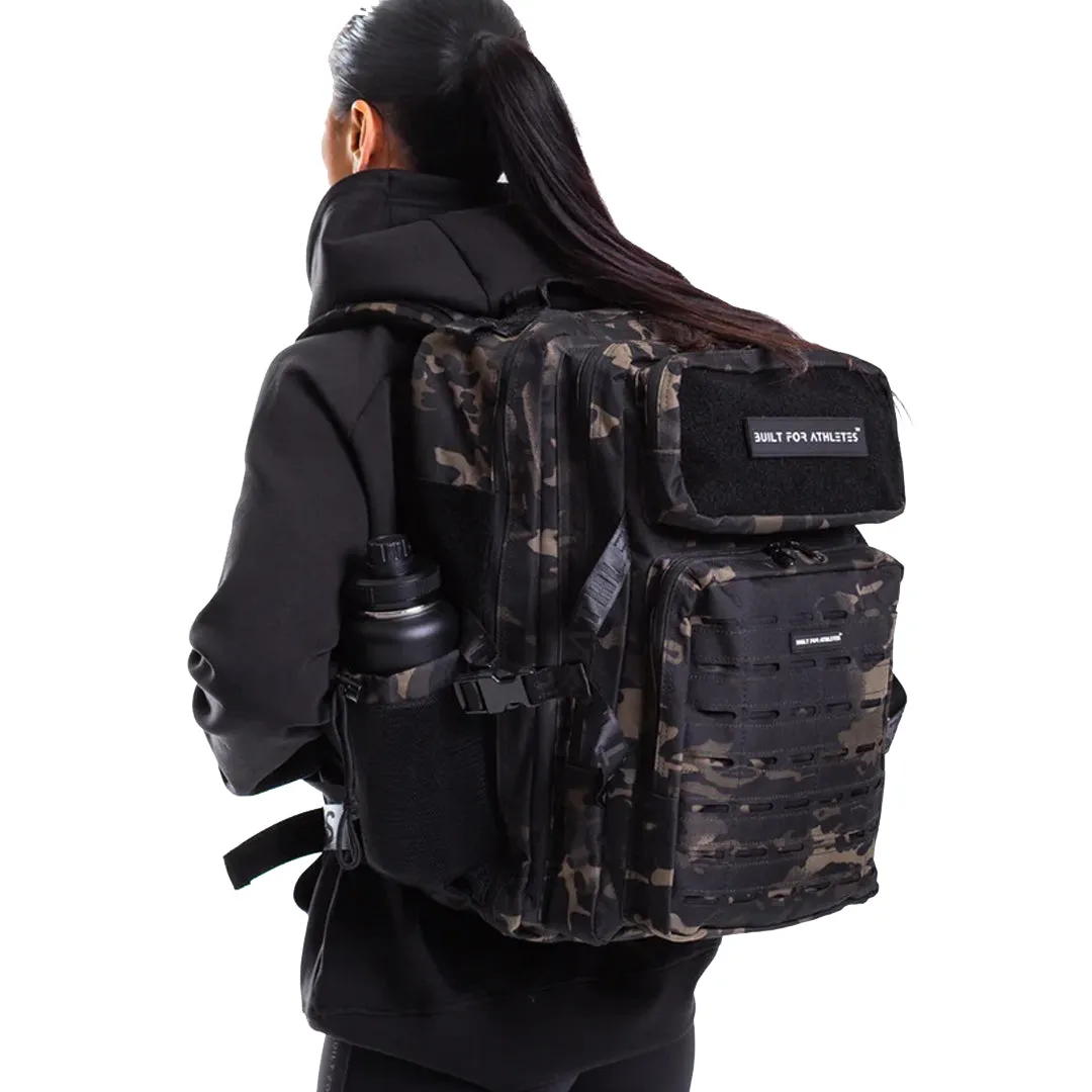 Built for Athletes - Hero 2.0 Backpack - 45L - Black Camo