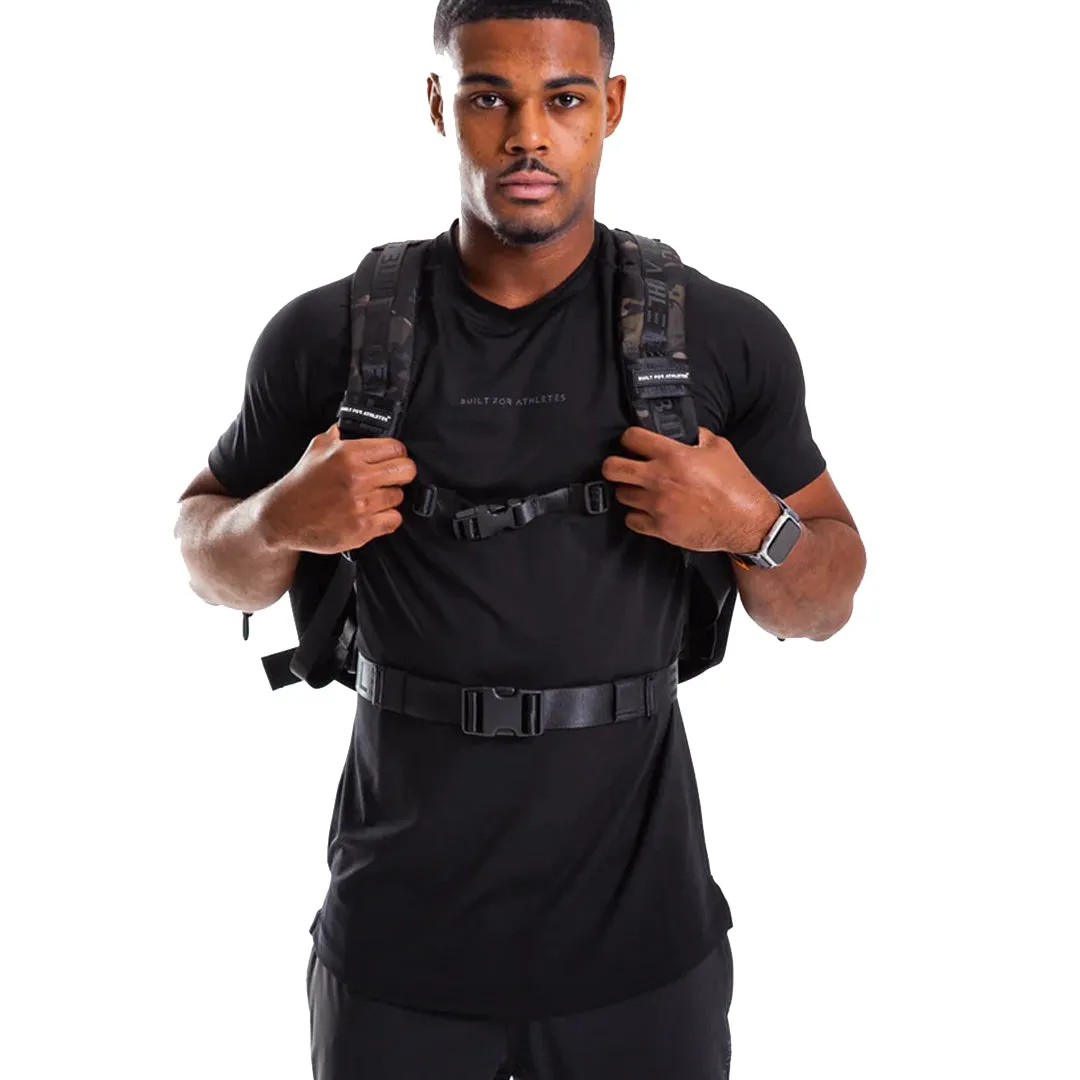 Built for Athletes - Hero 2.0 Backpack - 45L - Black Camo