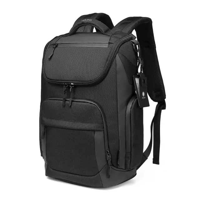 Business Backpack with Zipper Closure 15.6 inches Computer Carrying Pack