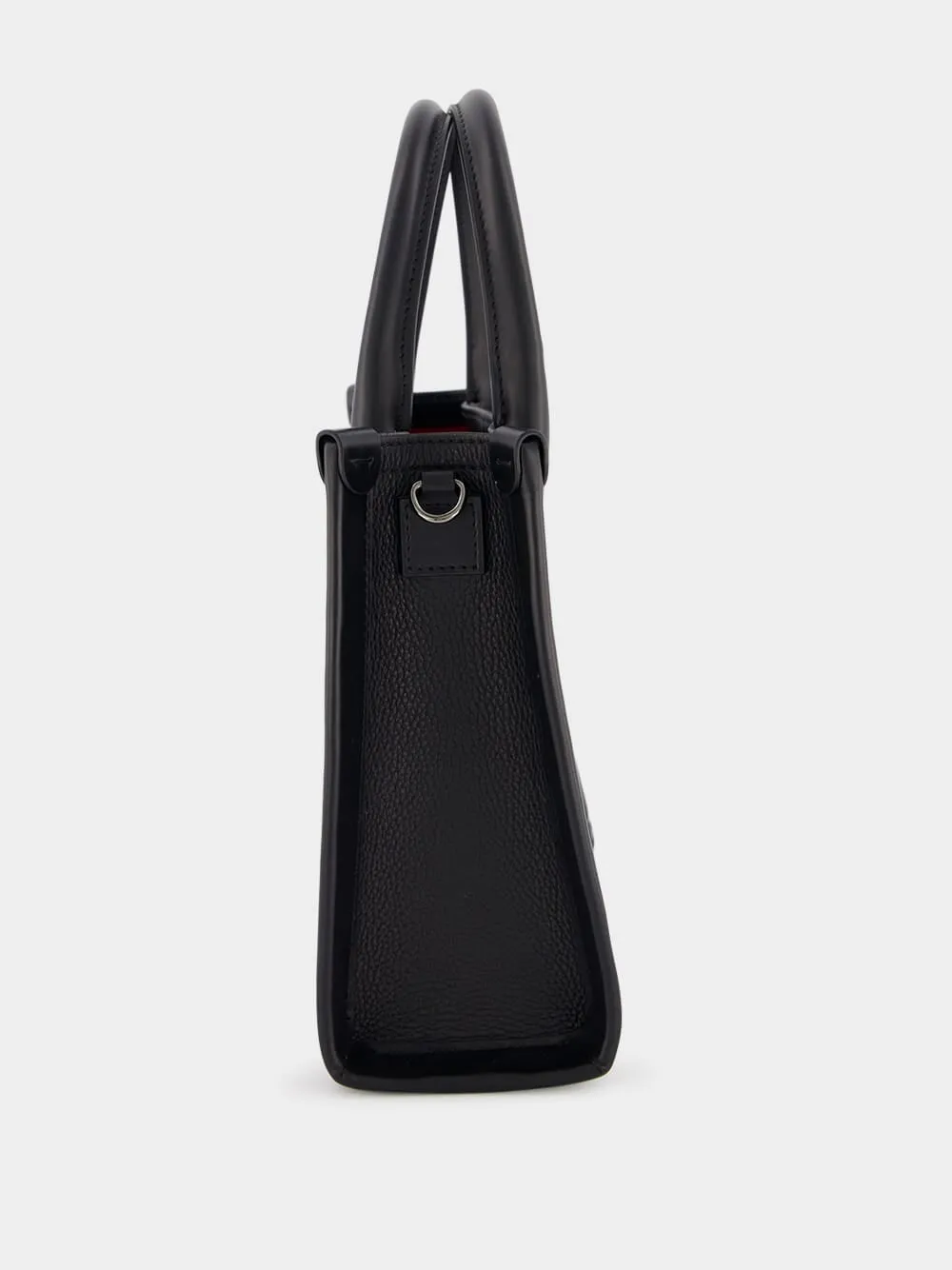 By My Side Black Mini Leather Bag
