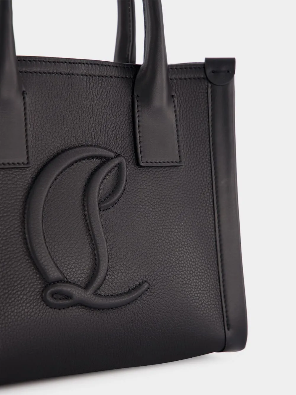 By My Side Black Mini Leather Bag