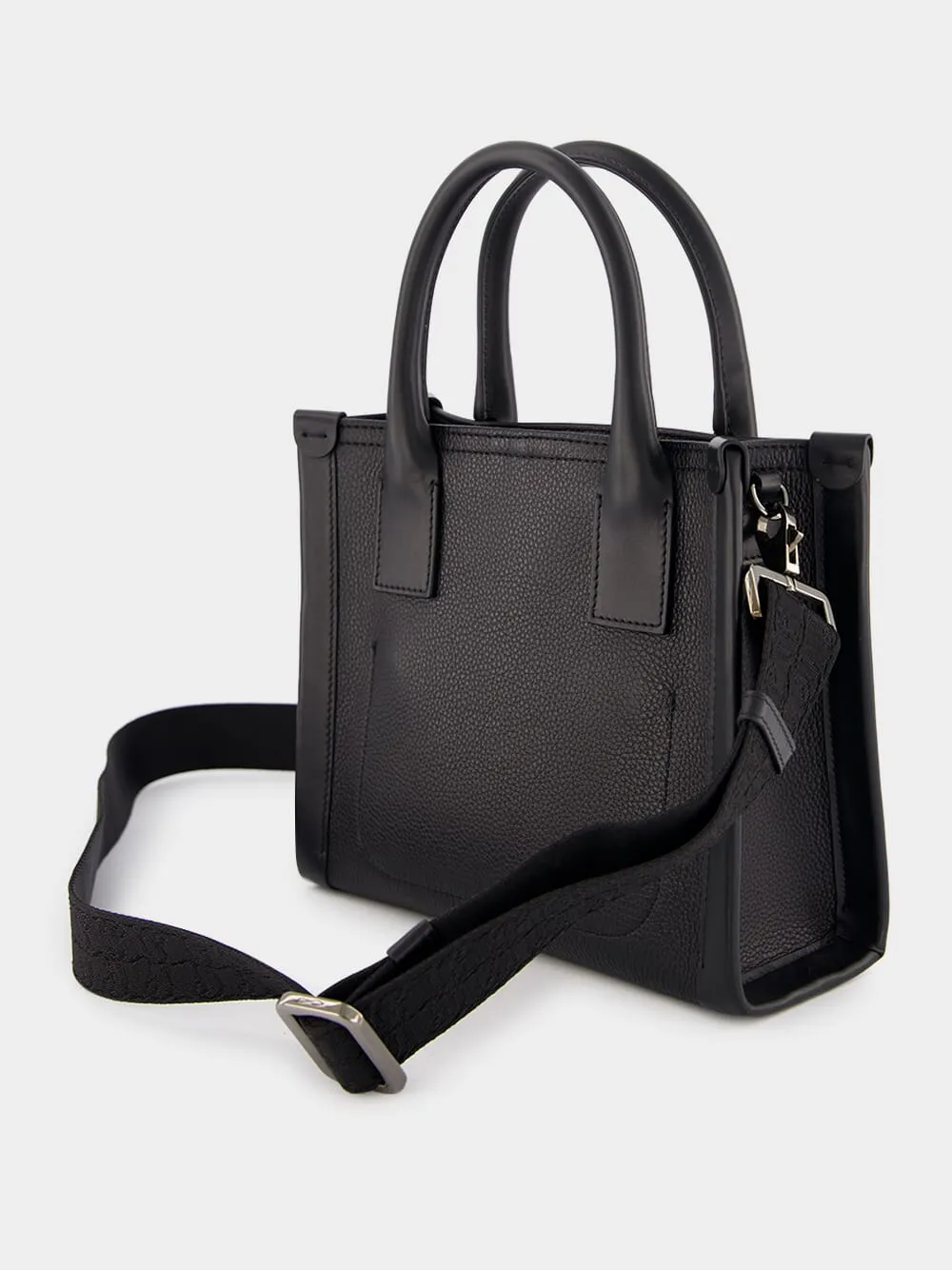 By My Side Black Mini Leather Bag