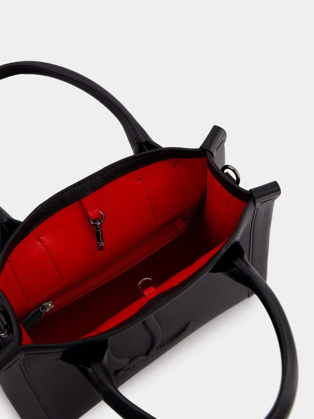 By My Side Black Mini Leather Bag