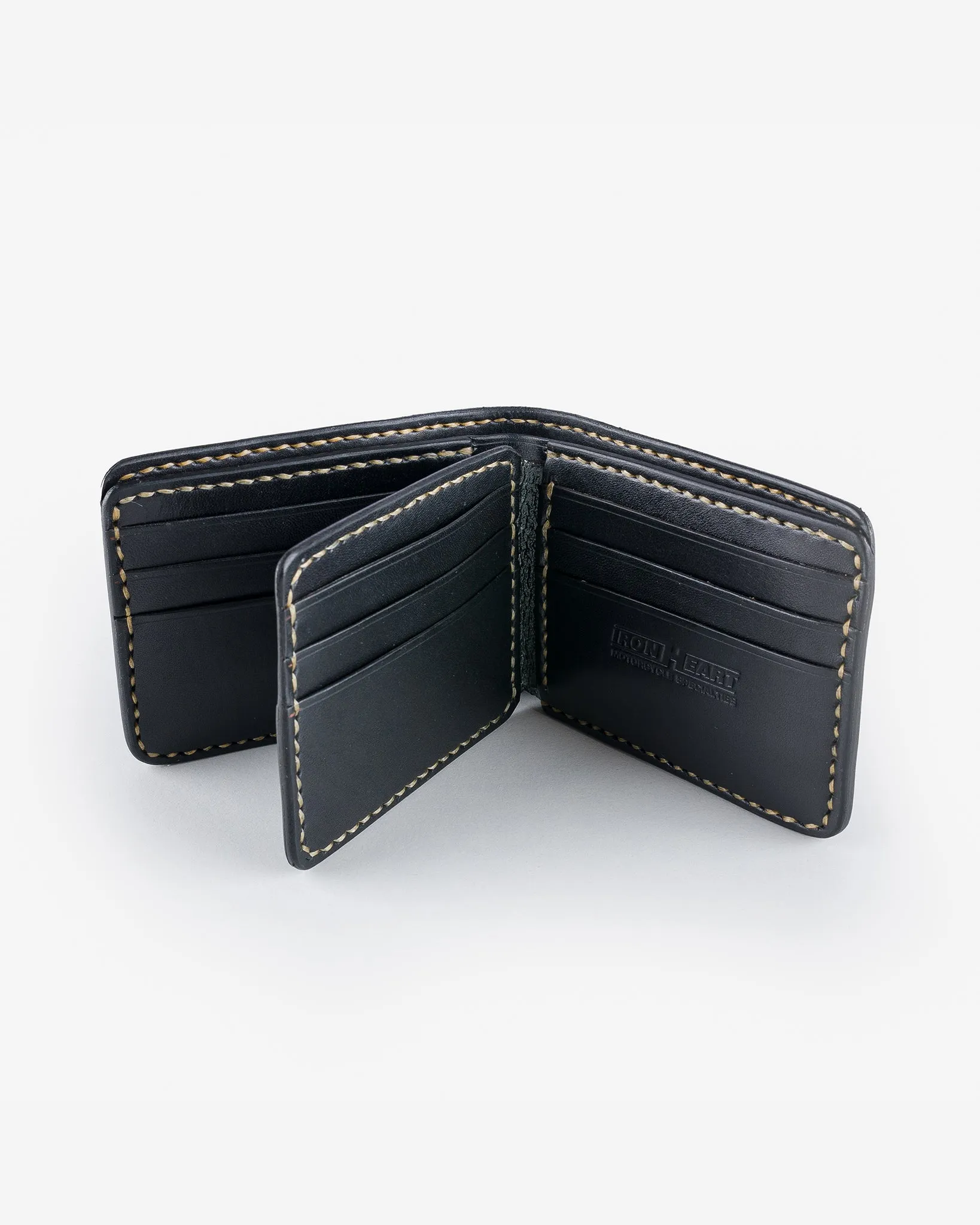 Calf Folding Wallet - Black