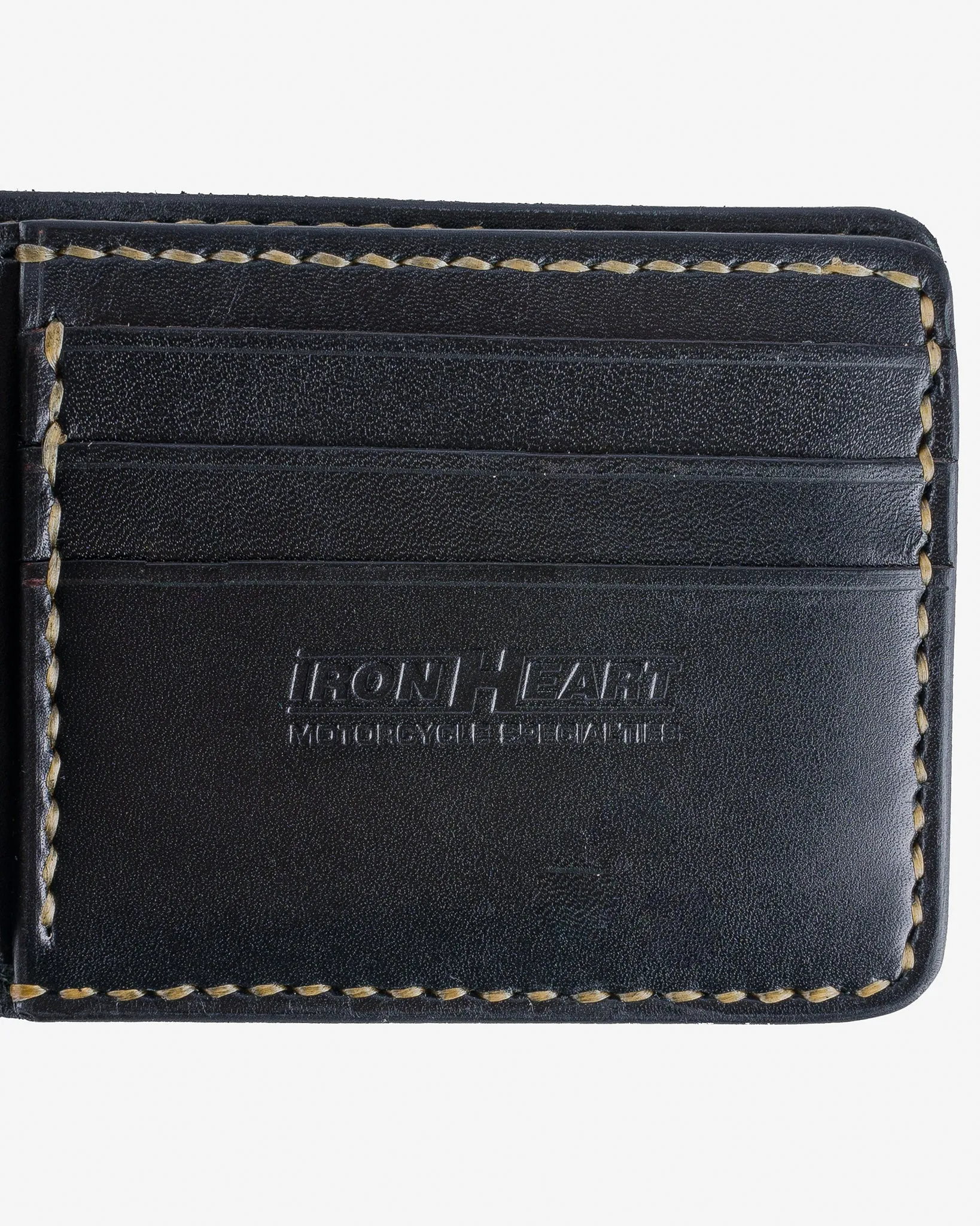 Calf Folding Wallet - Black