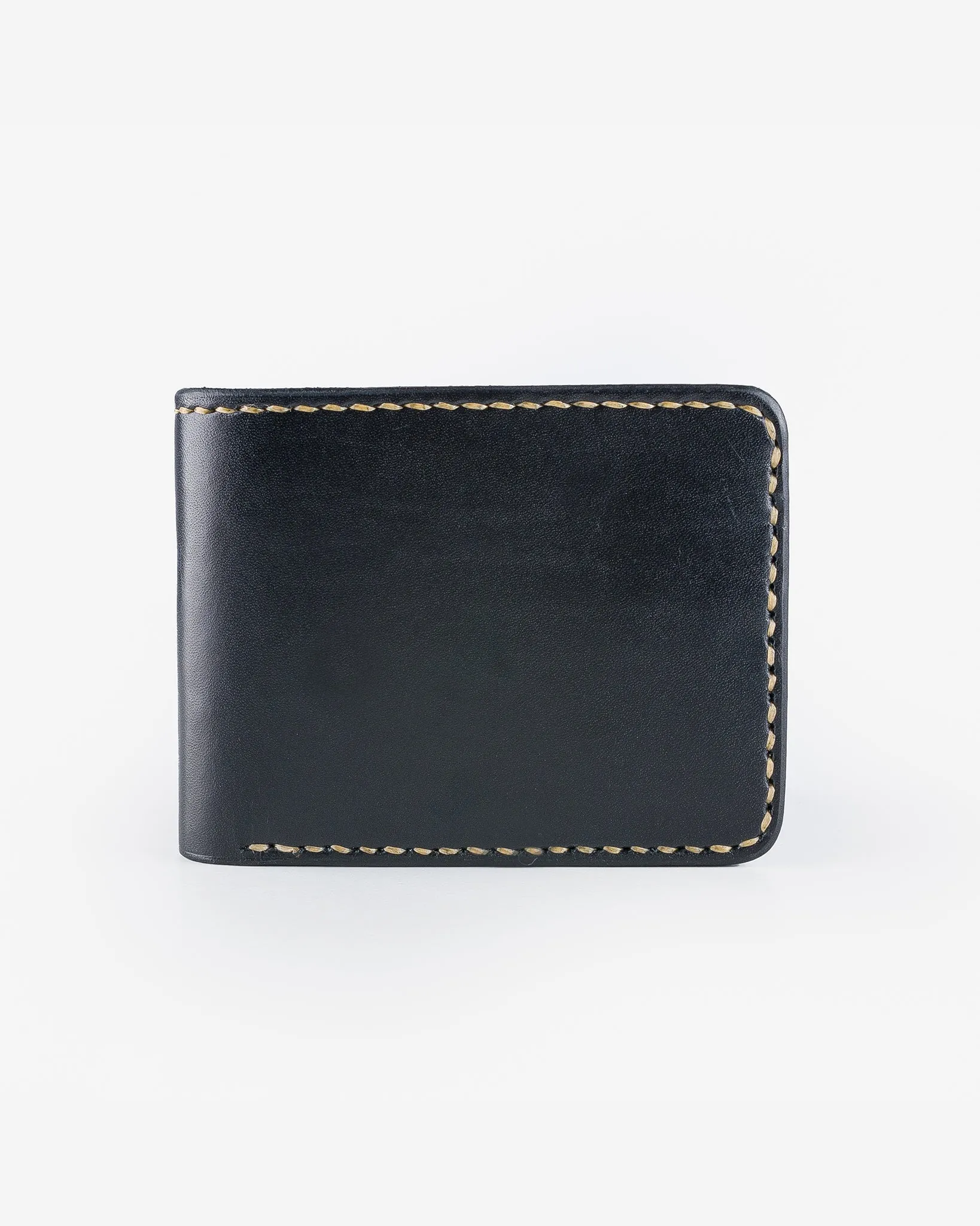 Calf Folding Wallet - Black