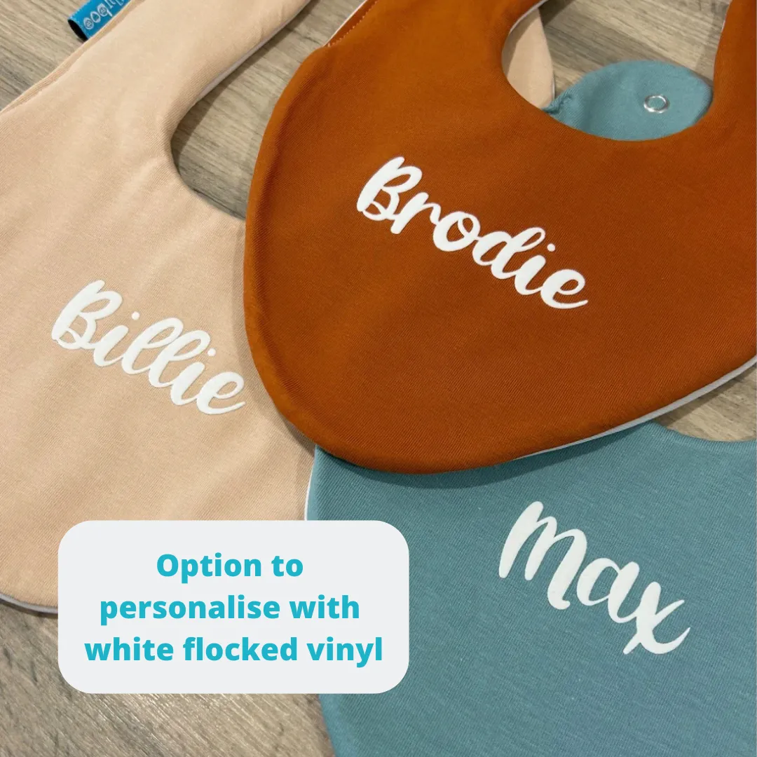 Camel Brown Waterproof Dribble Bib