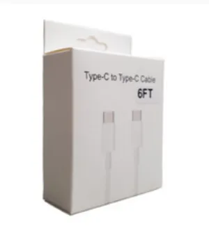 Cell Phone Accessories, HQ C-to-C Cable in Box, 6ft