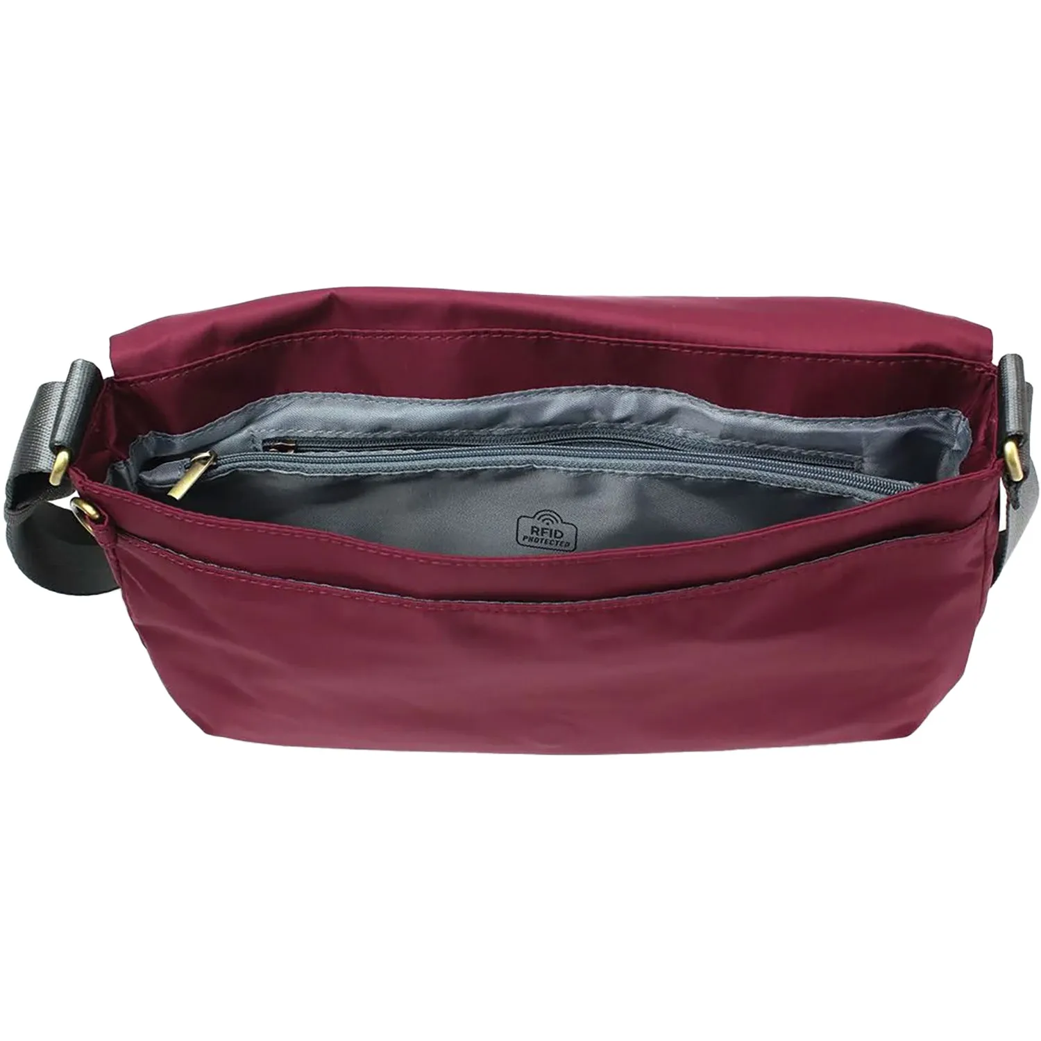 Chala CV-Envoy Messenger Pawprint Burgundy Synthetic