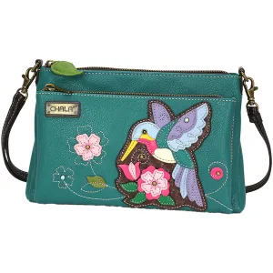 Chala Handbags Hummingbird Deluxe Crossbody Turquoise