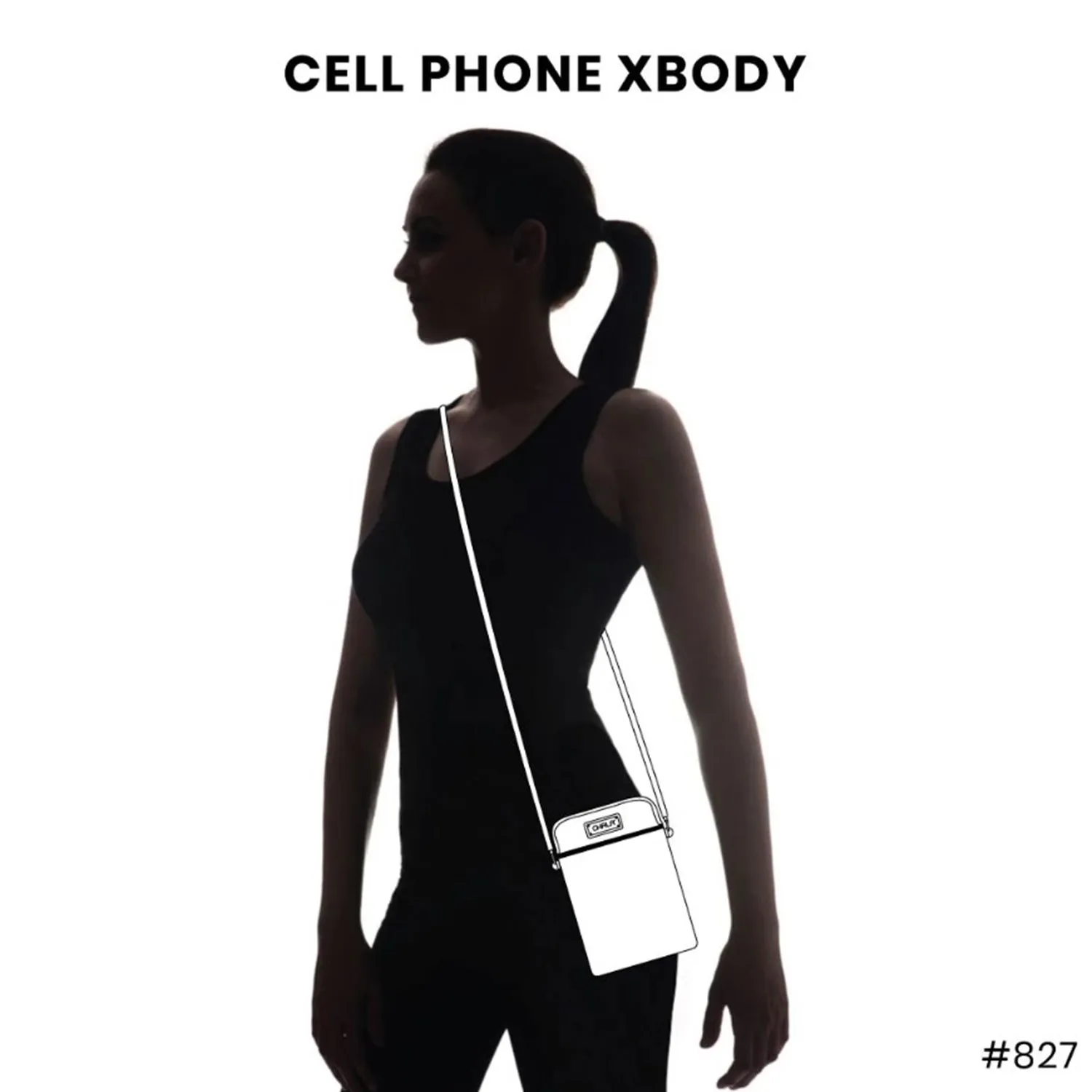 Chala Westie Cellphone Crossbody Burgundy