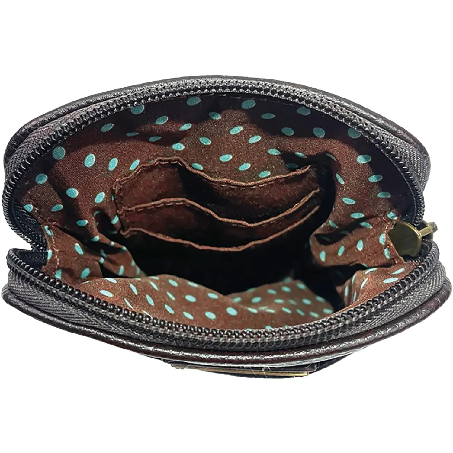 Chala Westie Cellphone Crossbody Burgundy