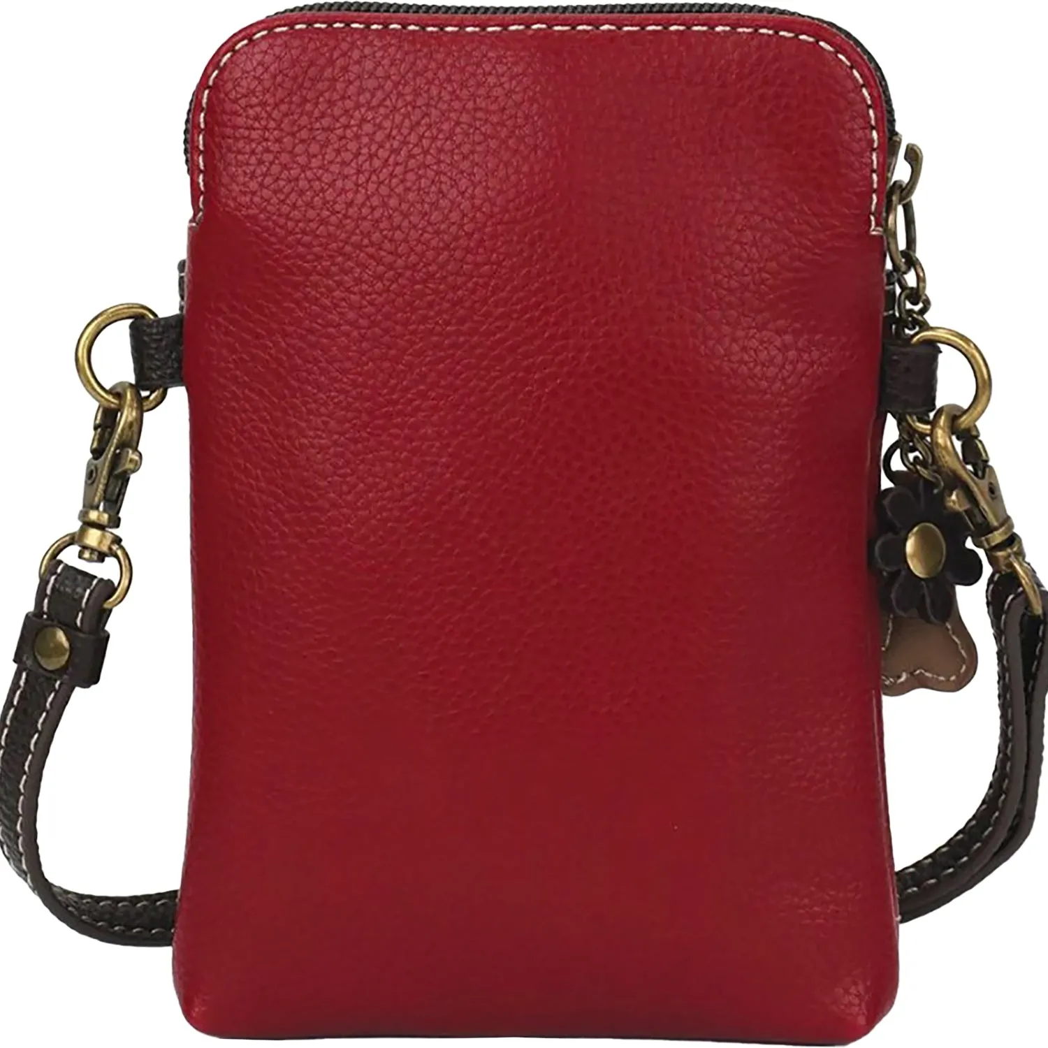 Chala Westie Cellphone Crossbody Burgundy
