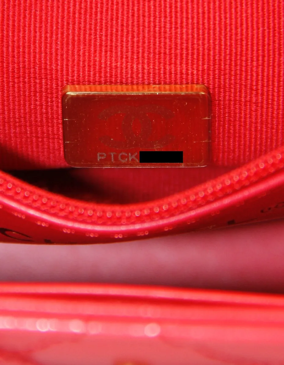 Chanel '25C Red Calfskin Quilted Nano Kelly Shopper