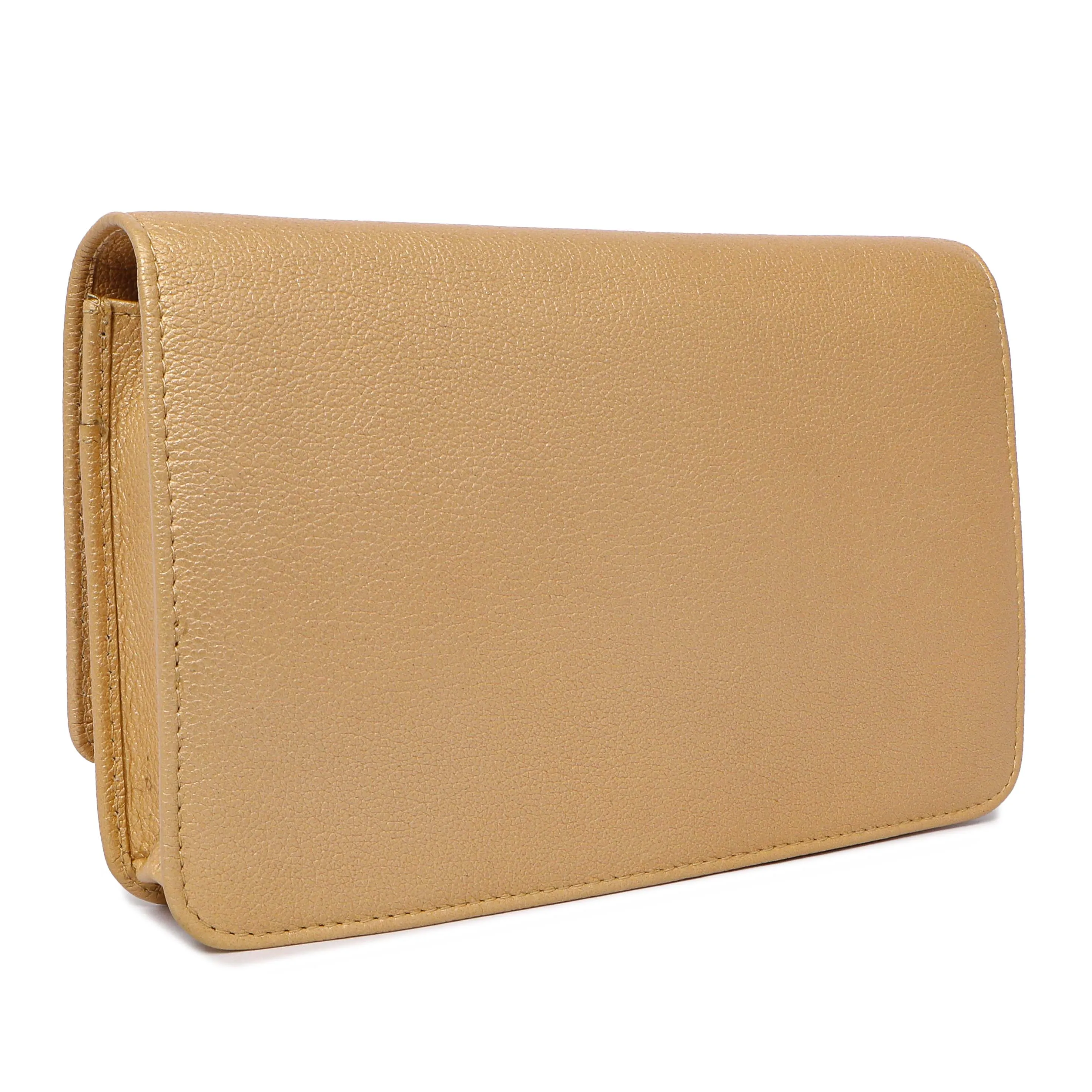 Chanel Calfskin Camellia Wallet on Chain