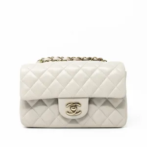 Chanel Grey Mini Classic Flap
