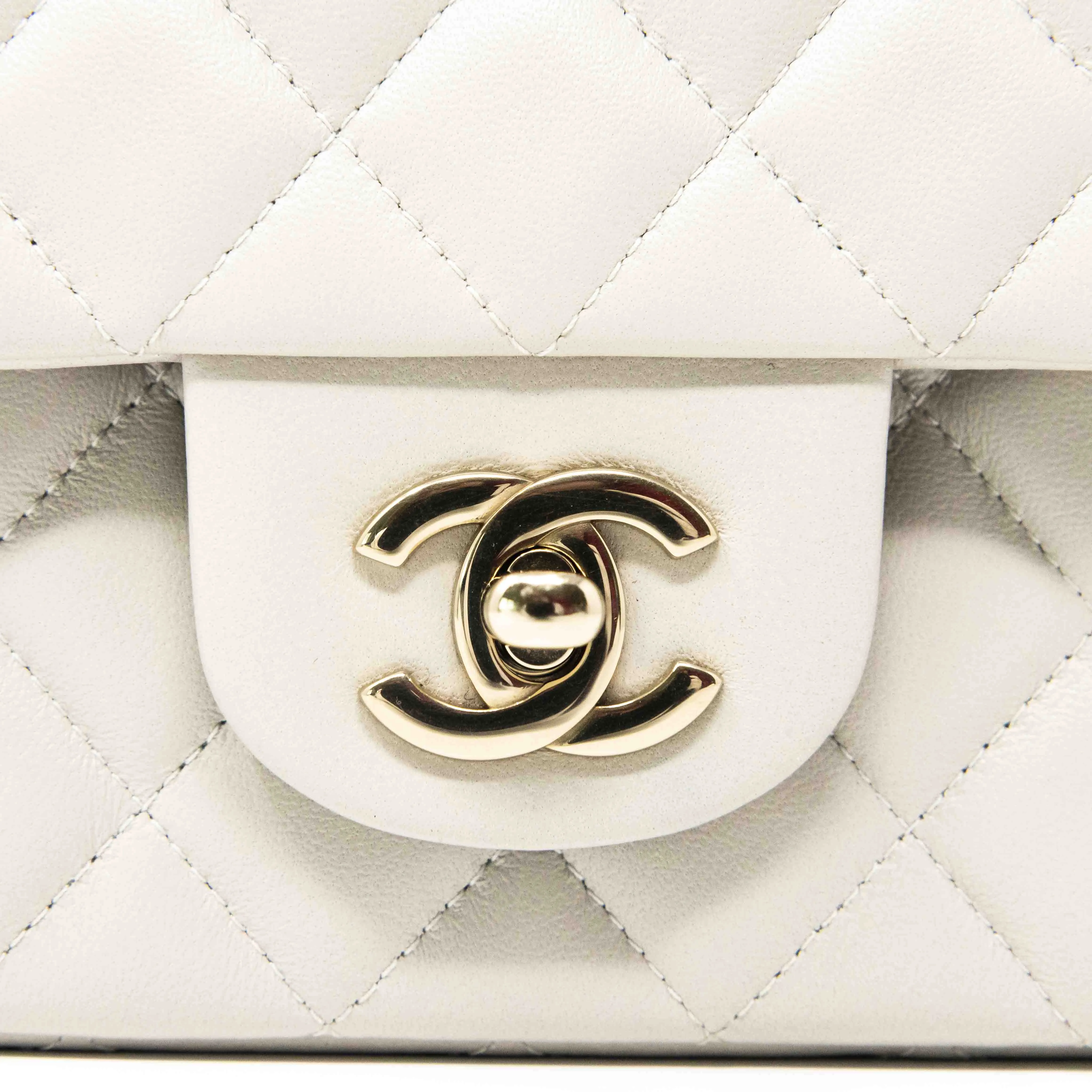 Chanel Grey Mini Classic Flap