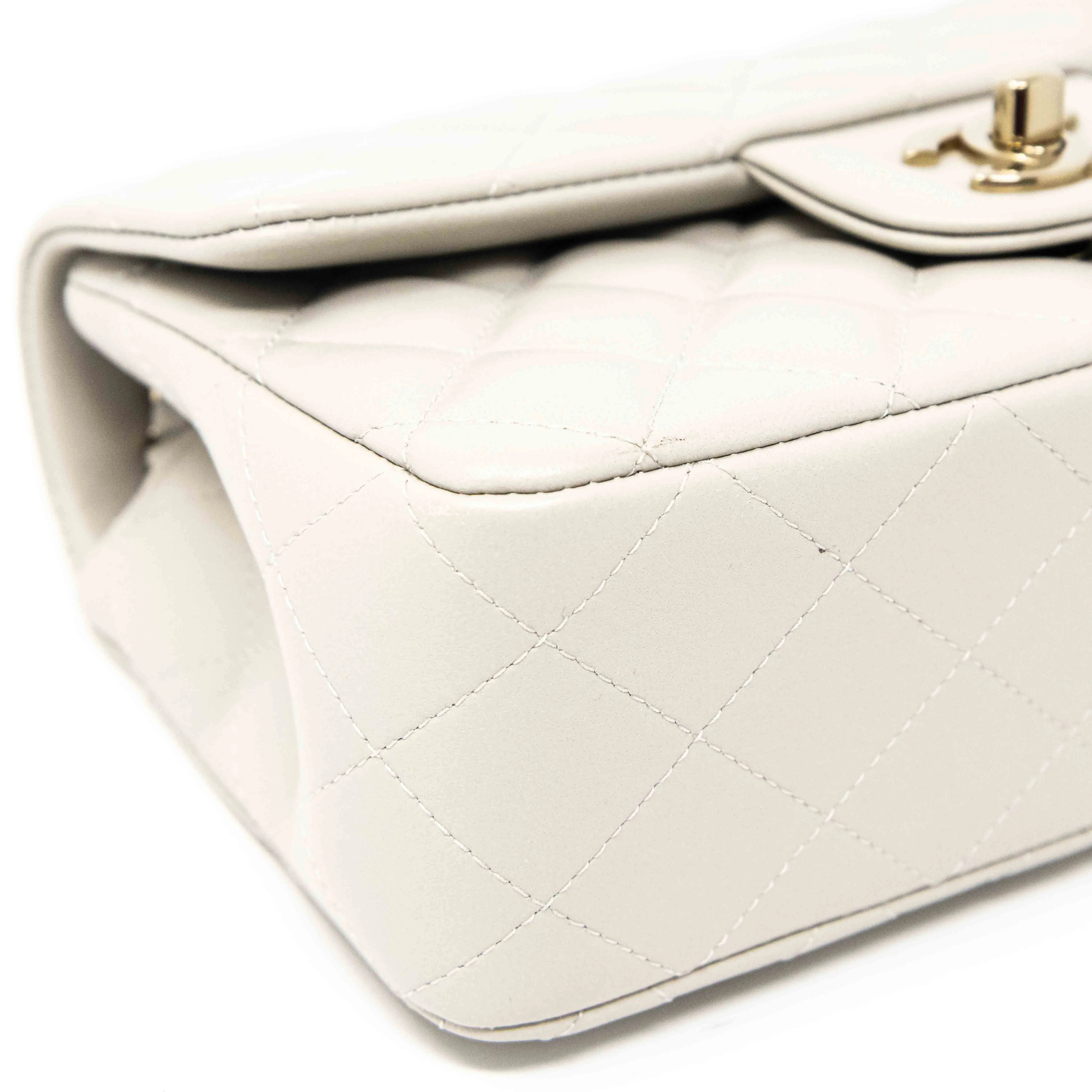Chanel Grey Mini Classic Flap