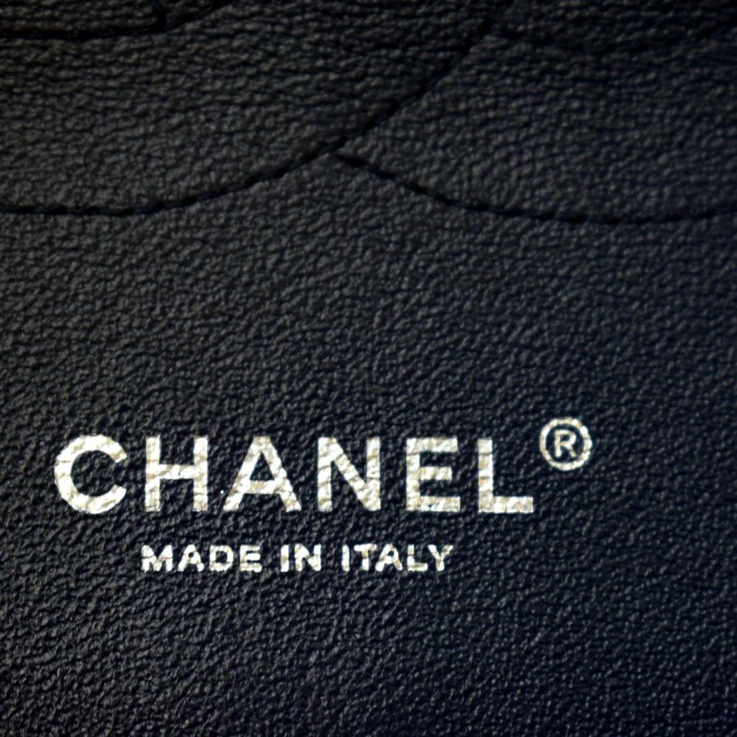 CHANEL Jumbo Double Flap Calfskin Leather Shoulder Bag Navy Blue
