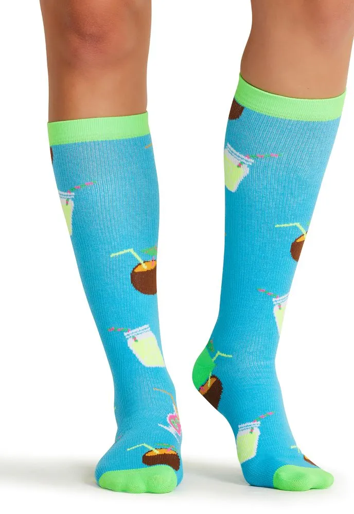 Cherokee Women's Support Socks - Wide Calf
